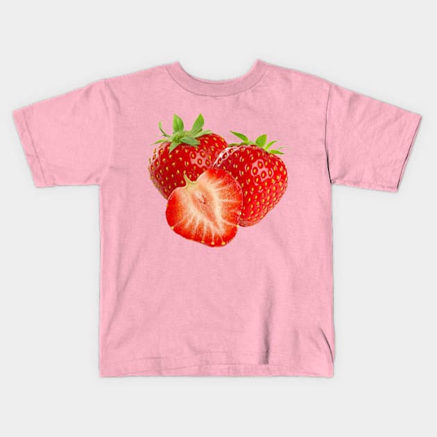 strawberry Kids T-Shirt by impacteesstreetwear